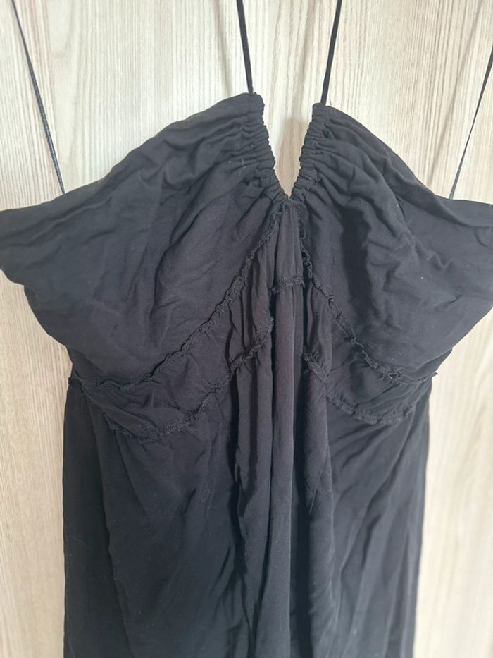 Robe longue dos nu noir taille XL H&M - photo numéro 2