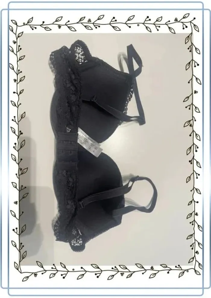 Soutien gorge violet foncé secret possessions, taille 85B, très bon état - photo numéro 3
