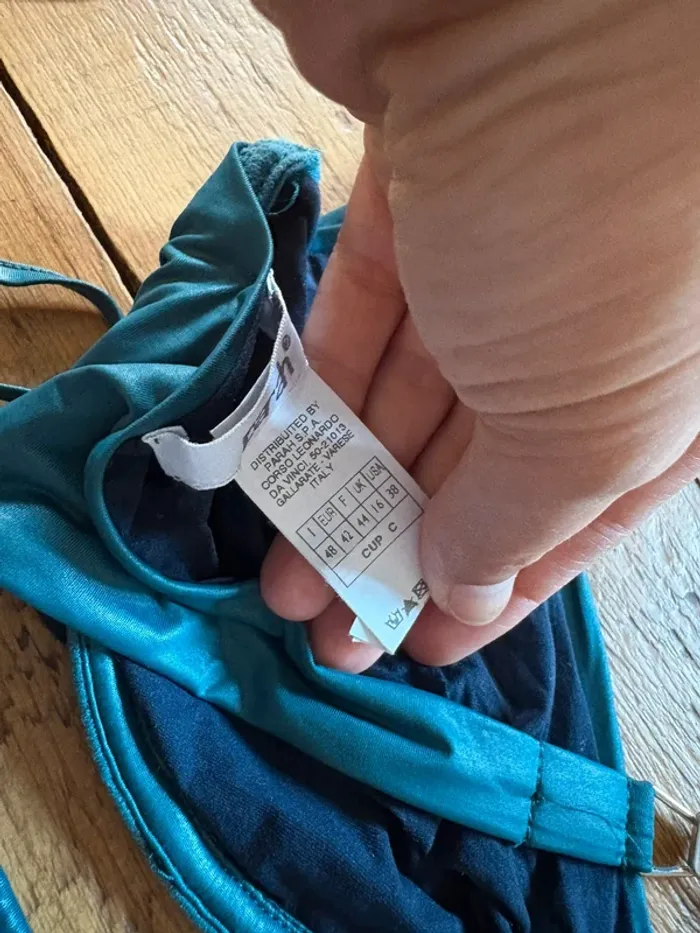 Maillot de bain femme parab 3 pièces 42/44 vert - photo numéro 6