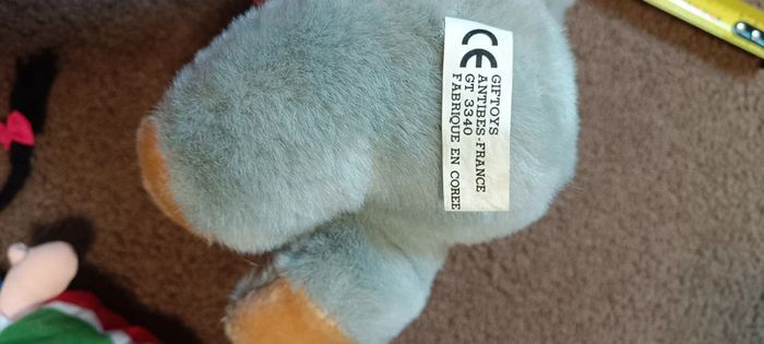 Peluche lapin giftoys vintage - photo numéro 4
