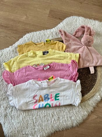 Lot de tee-shirts manches courtes 