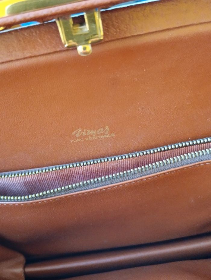 Sac en cuir vintage Vimar - photo numéro 10