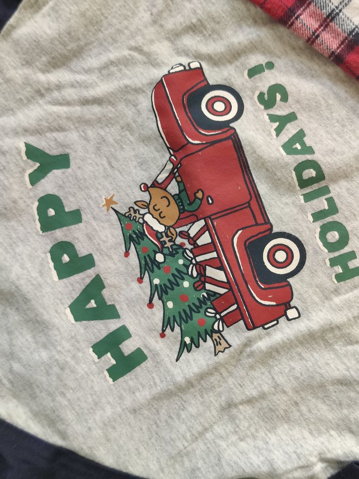 Pyjama 2 pièces de Noël Vertbaudet Taille 3 ans - photo numéro 2