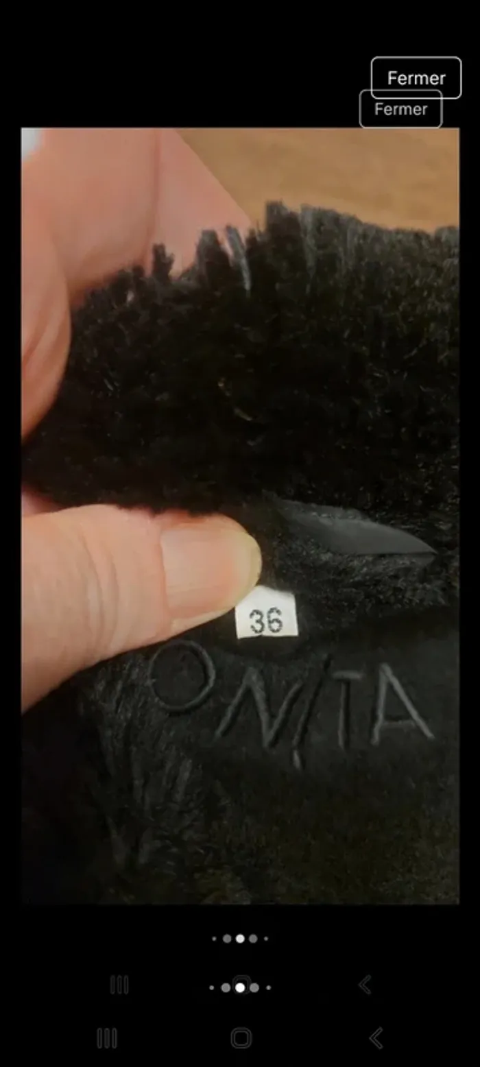 Manteau Bonita noir/gris parfait état taille 36 - photo numéro 15