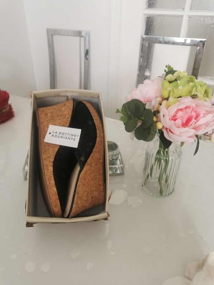 🖤🤍Jolie Paires De Mules Talon Compensé 🖤🤍 - photo numéro 8