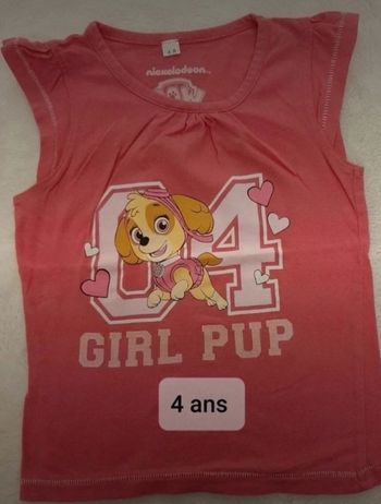 Débardeur Pat Patrouille 4 ans