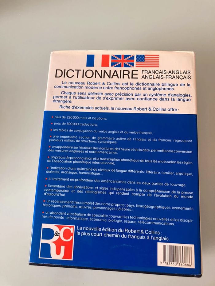 Dictionnaire Robert’s français/anglais - photo numéro 2