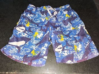 short de bain multicolore 7 ans