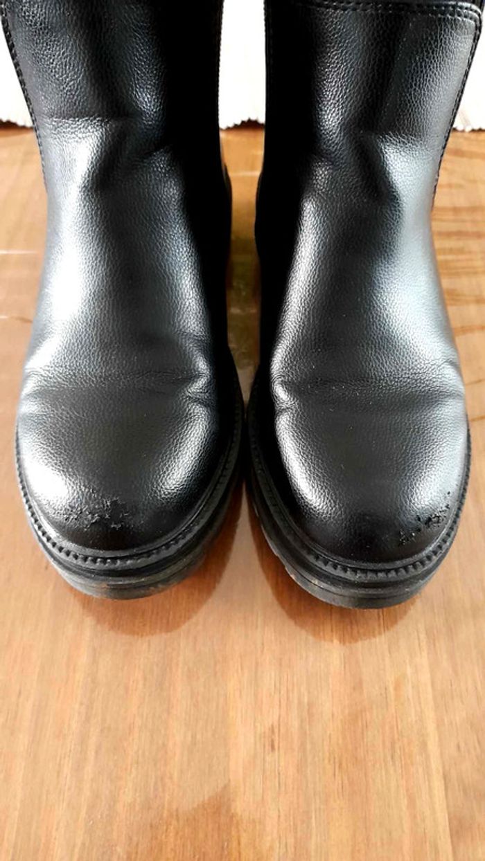 Bottines boots noires Gémo pointure 34 - photo numéro 6