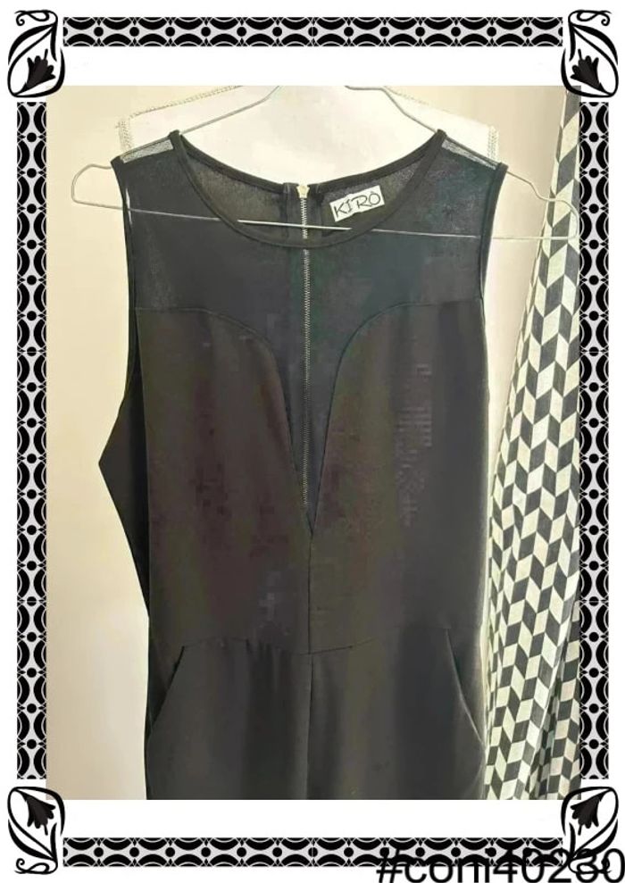 Combi Pantalon Noir sans Manches Kiro 🖤 Taille 36 - photo numéro 2