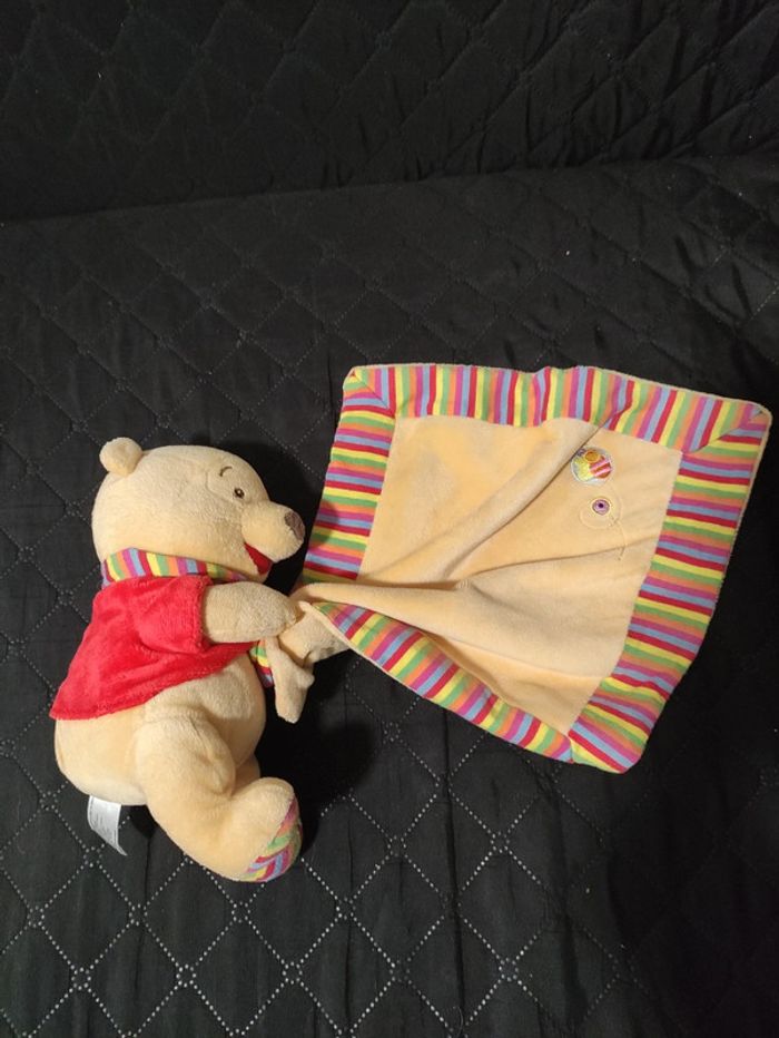 Lot de 2 doudous Winnie l'ourson et Porcinet - photo numéro 3