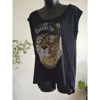 Tee Shirt Ardene Taille M tête léopard neuf