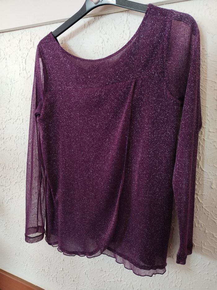 Chemisier à paillettes, neuf sans étiquette - photo numéro 3