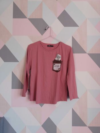 Haut fb sisters taille 38 rose