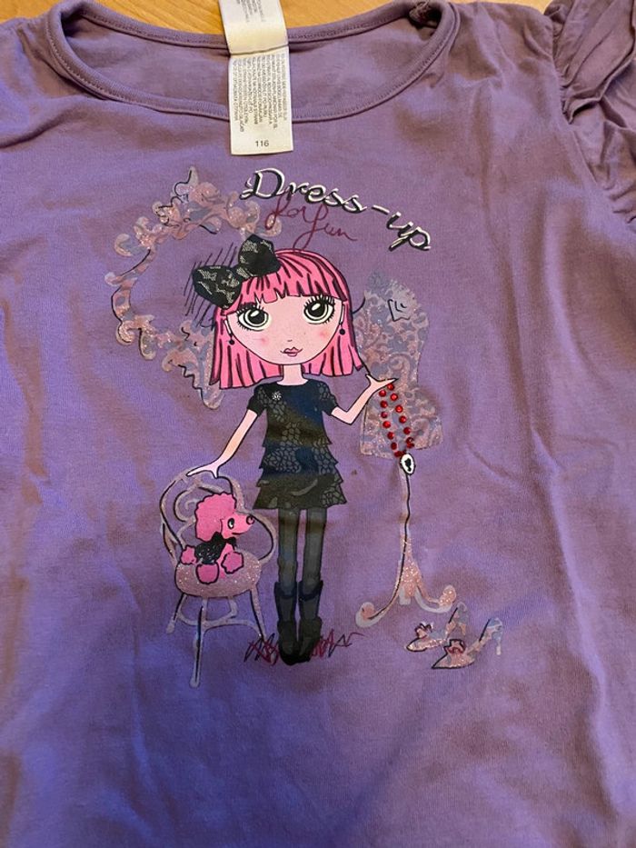 T-shirt manches longues « Dress up for fun » Palomino Taille 116 - photo numéro 5