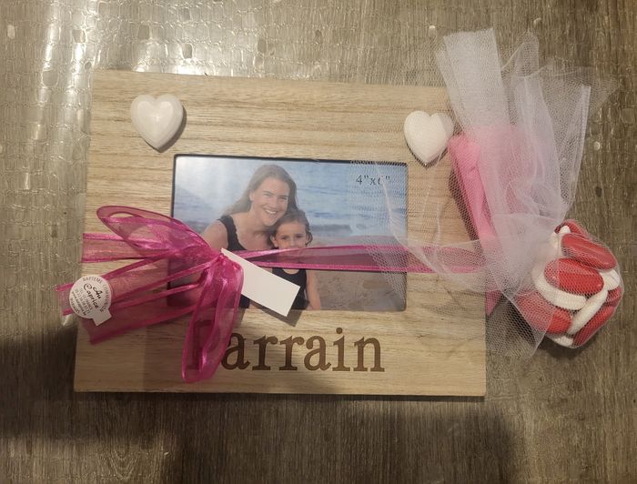 Magnifique cadre pour bapteme parrain