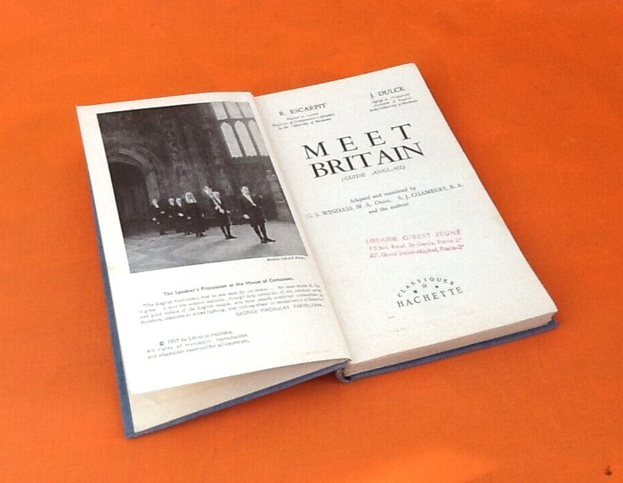 Robert Escarpit / Jean Dulck (1957) Meet Britain (Guide Anglais) - photo numéro 2