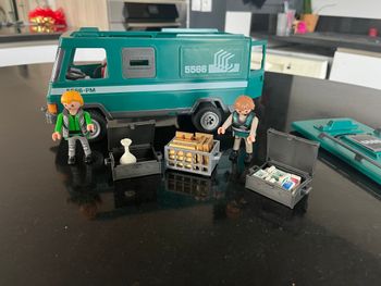 Camion/fourgon Playmobil “convoyeur de fonds” (réf. 5566)