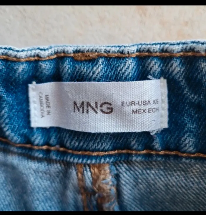 Mango Teen- jean's Taille haute XS/12ans - photo numéro 2