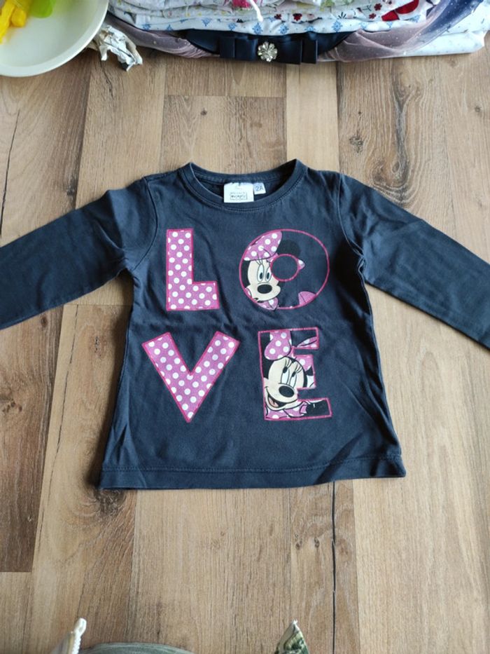 Tee-shirt ML 24 mois Minnie Disney