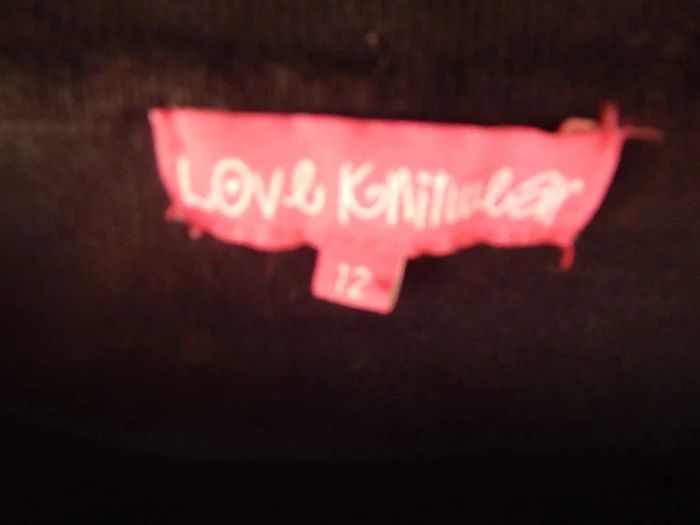 pull noir. taille 2 . love knitwear - photo numéro 4