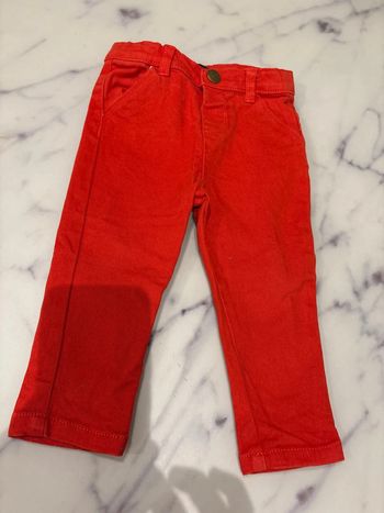 Jean rouge garçon