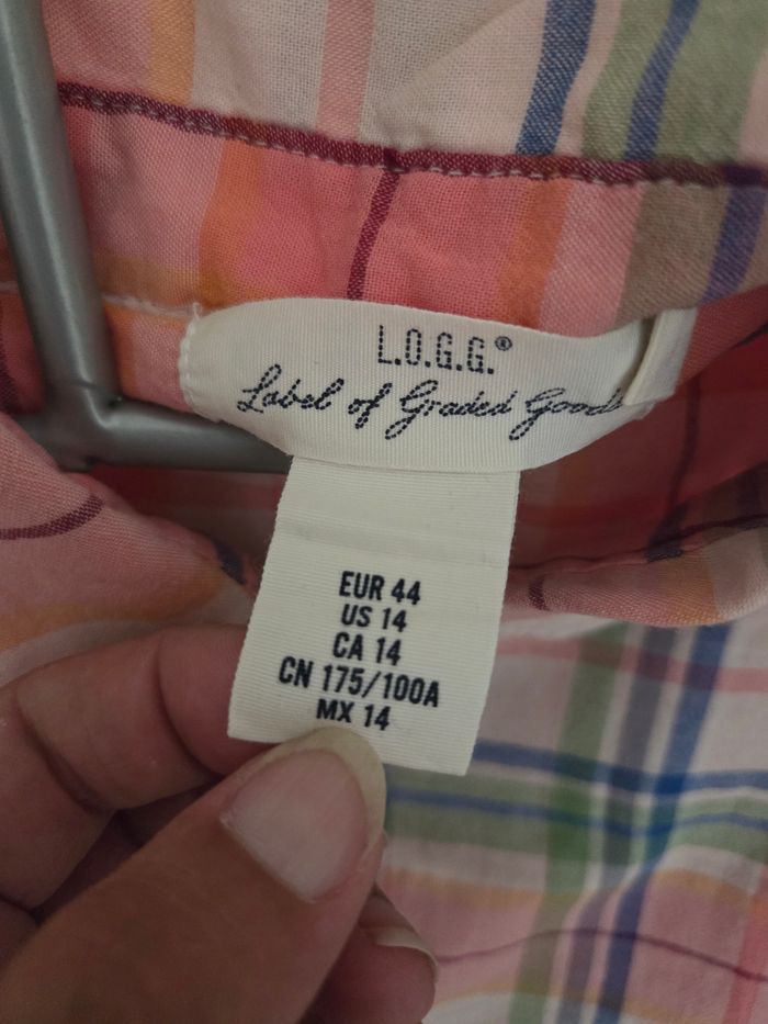 Chemise à carreaux H&M 100% Coton - Taille 44 - photo numéro 3