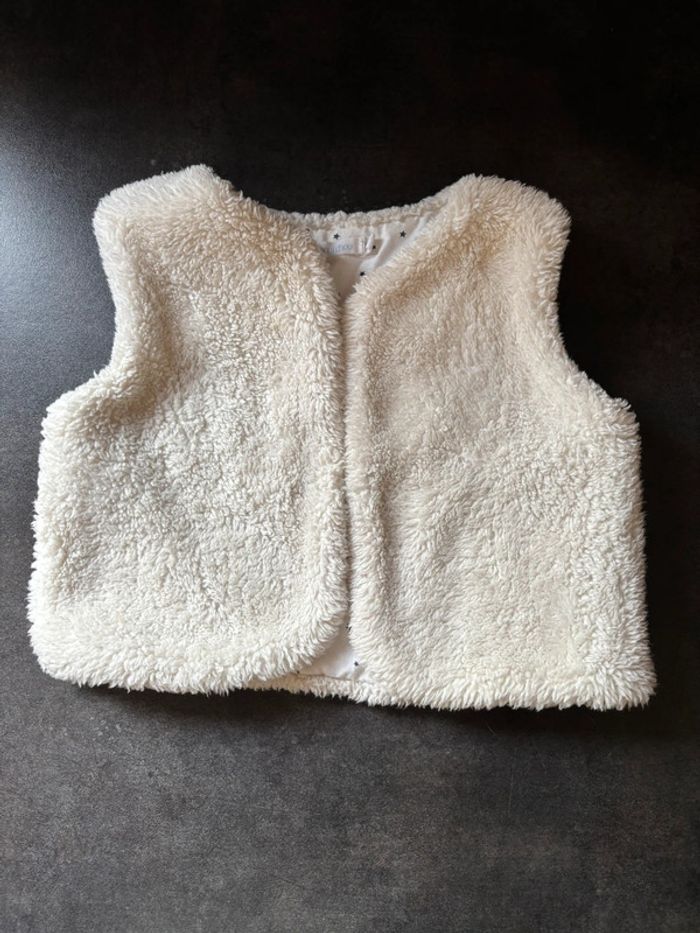 Gilet sans manches bout’chou 18 mois