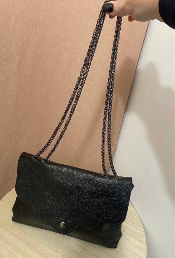 Sac en cuir véritable • Made in Italie - photo numéro 2