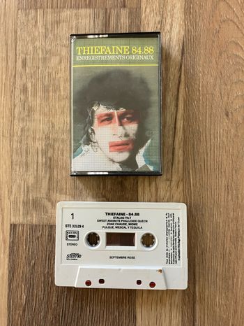 Cassette audio-Thiefaine-Enregistrements originaux