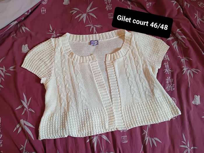 Gilet/Tricot court taille 46-48