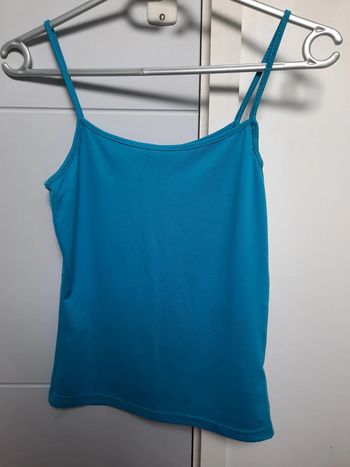 Débardeur bleu turquoise
