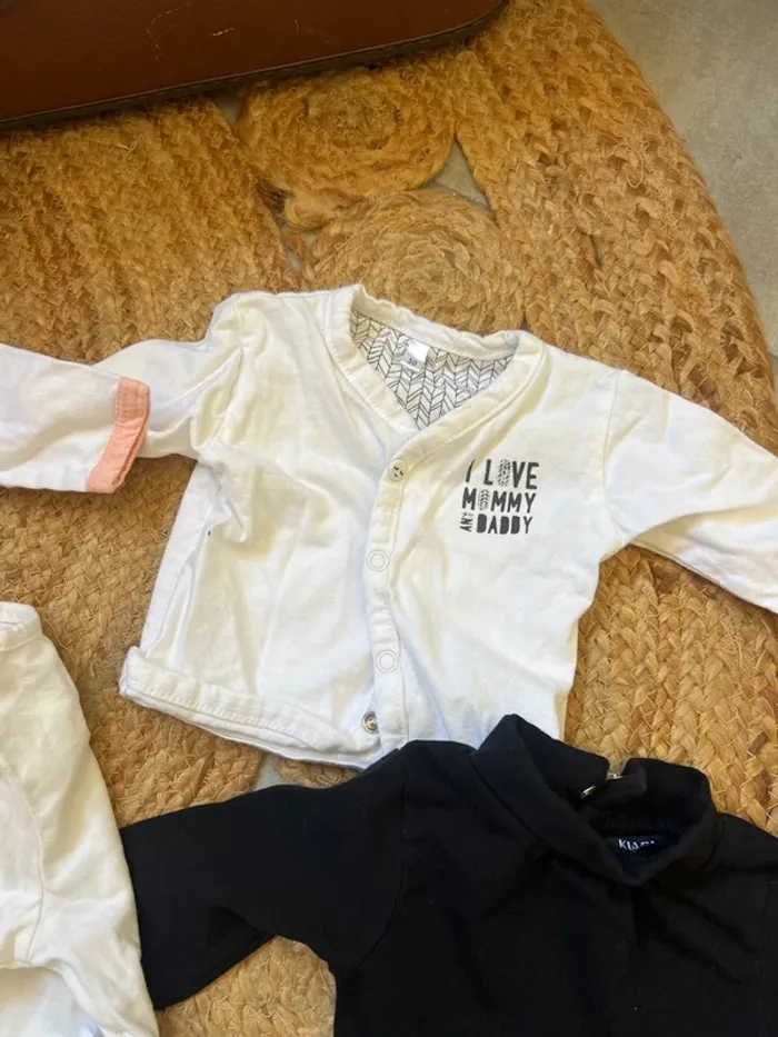 Lot de 7 tee-shirt en 1 mois - photo numéro 3