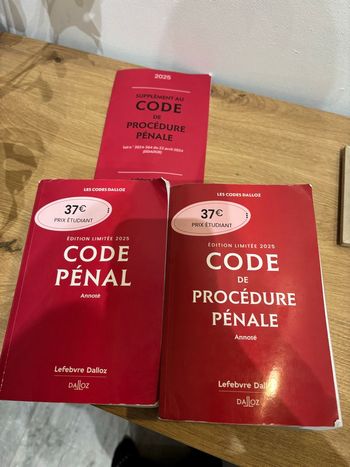 Code pénal et code de procédure pénale