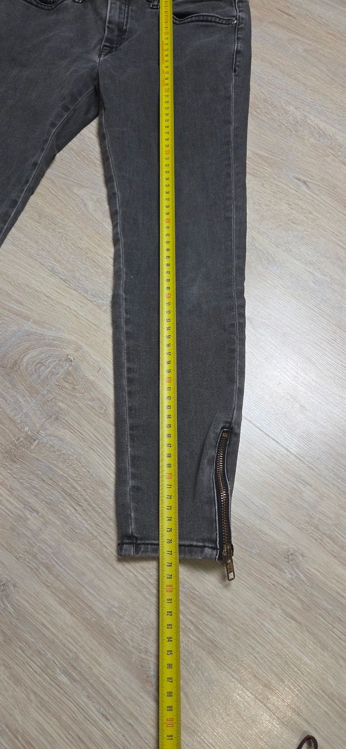 Jeans Mango taille 36 Gris très bon état - photo numéro 4