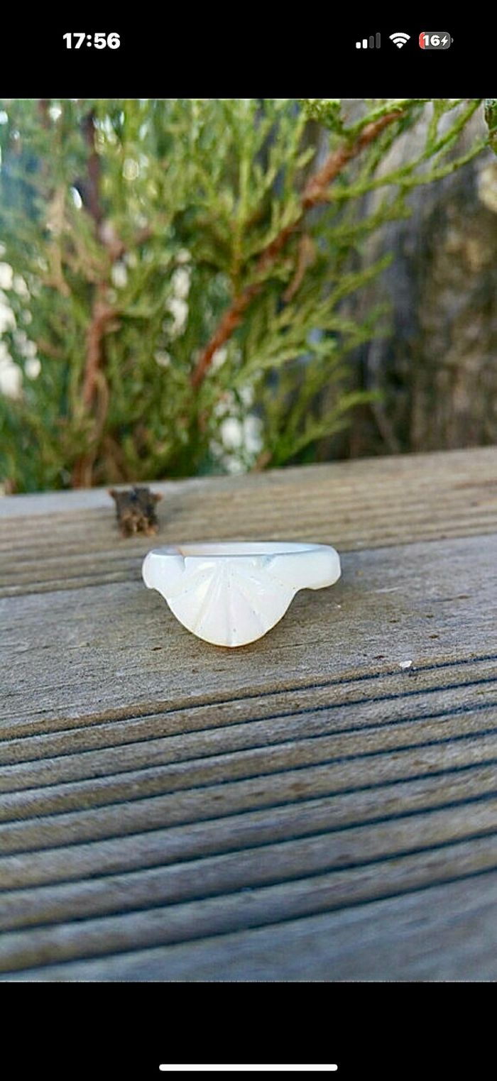 Bague tagua ivoire végétal - photo numéro 2