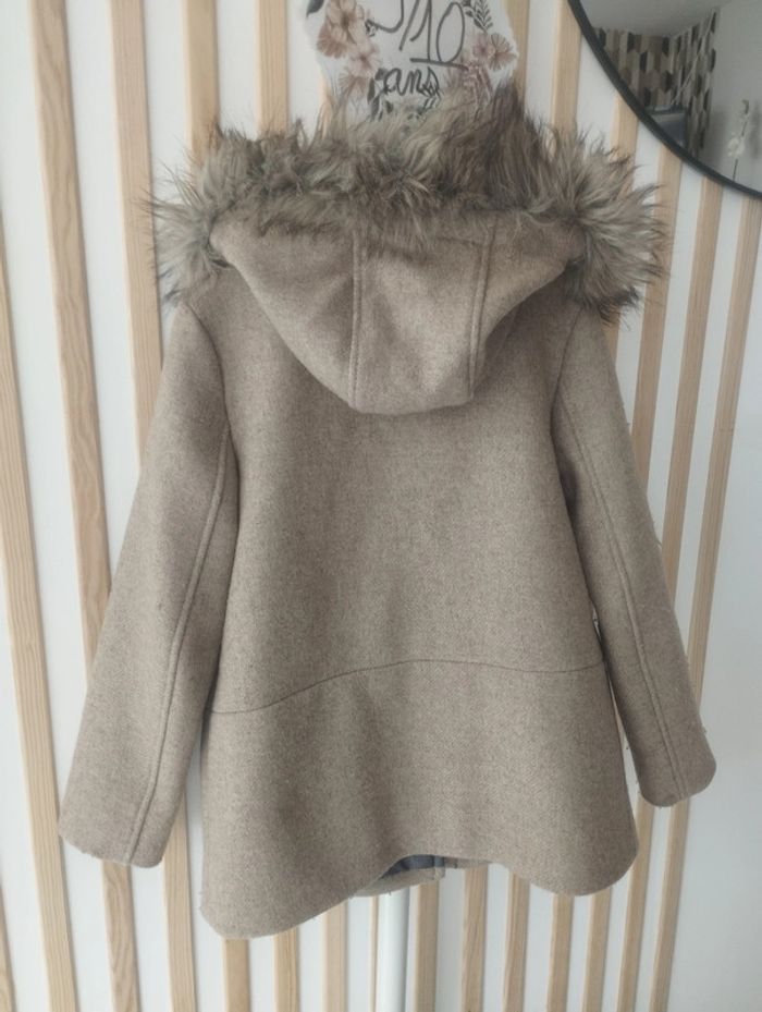 Manteau duffle-coat beige Zara 9/10ans - photo numéro 7