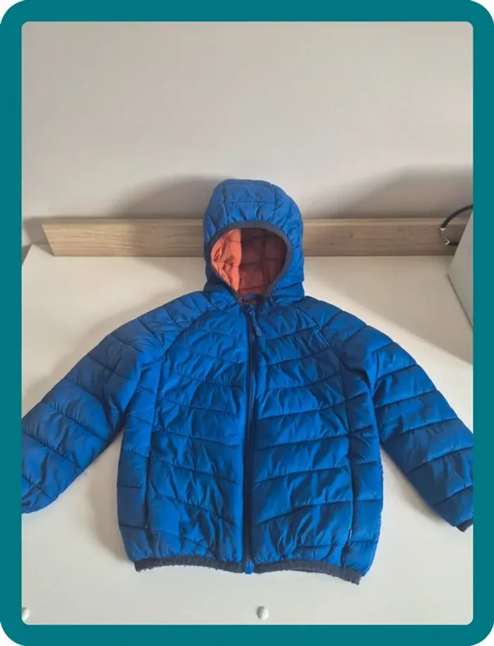 Doudoune M&S Bleue 2-3ans