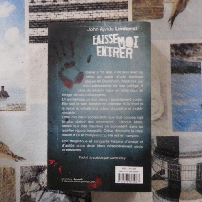 Laisse moi entrer de John Ajvide Lindqvist Ed. France Loisirs - photo numéro 2