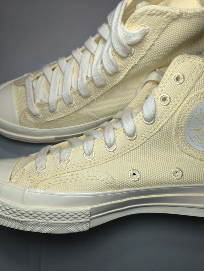 Baskets converse x Chuck Taylor jaune et blanche pointure 40 neuves sans boîte - photo numéro 10
