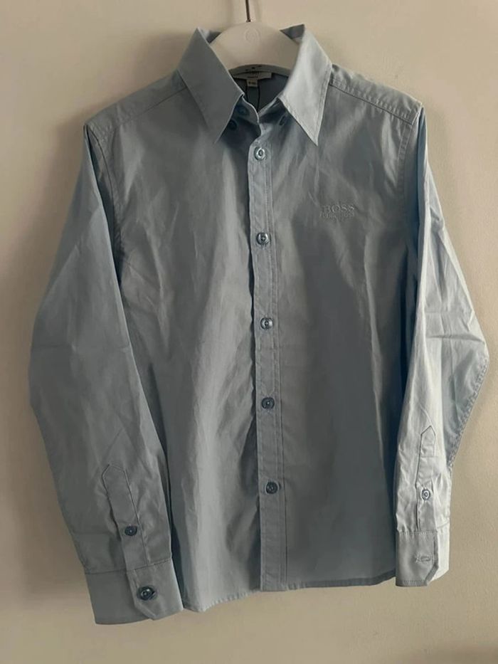 Chemise Hugo Boss 8 ans bleu ciel