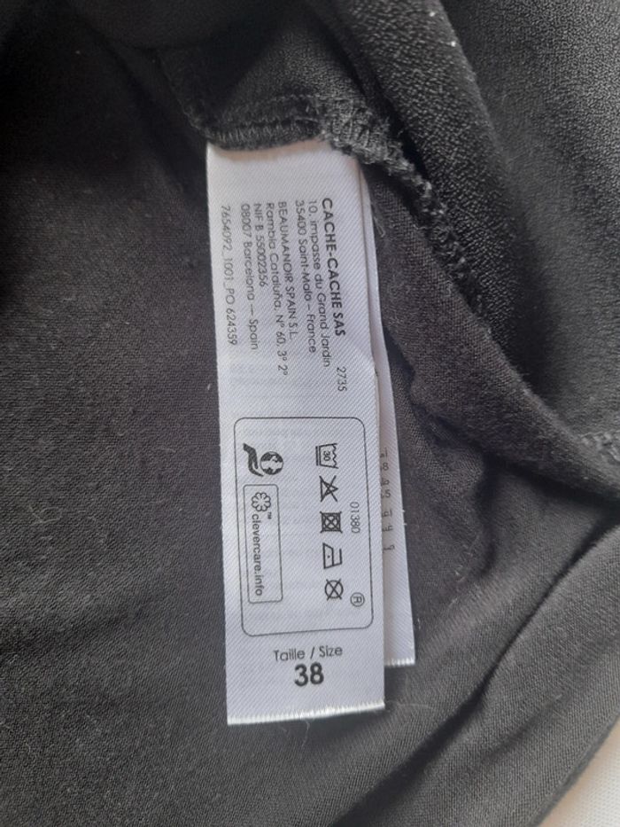 Débardeur Noir Taille 38 - photo numéro 4