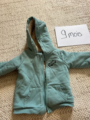 Gilet/veste à capuche  9 mois