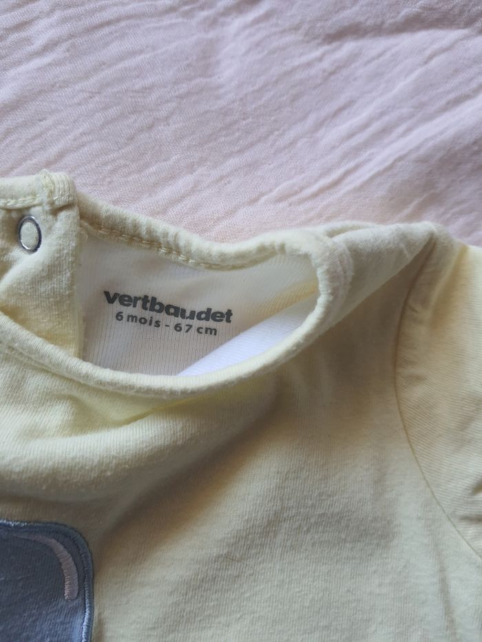 Lot T-shirts body intégrés Verbaudet +legging - photo numéro 2