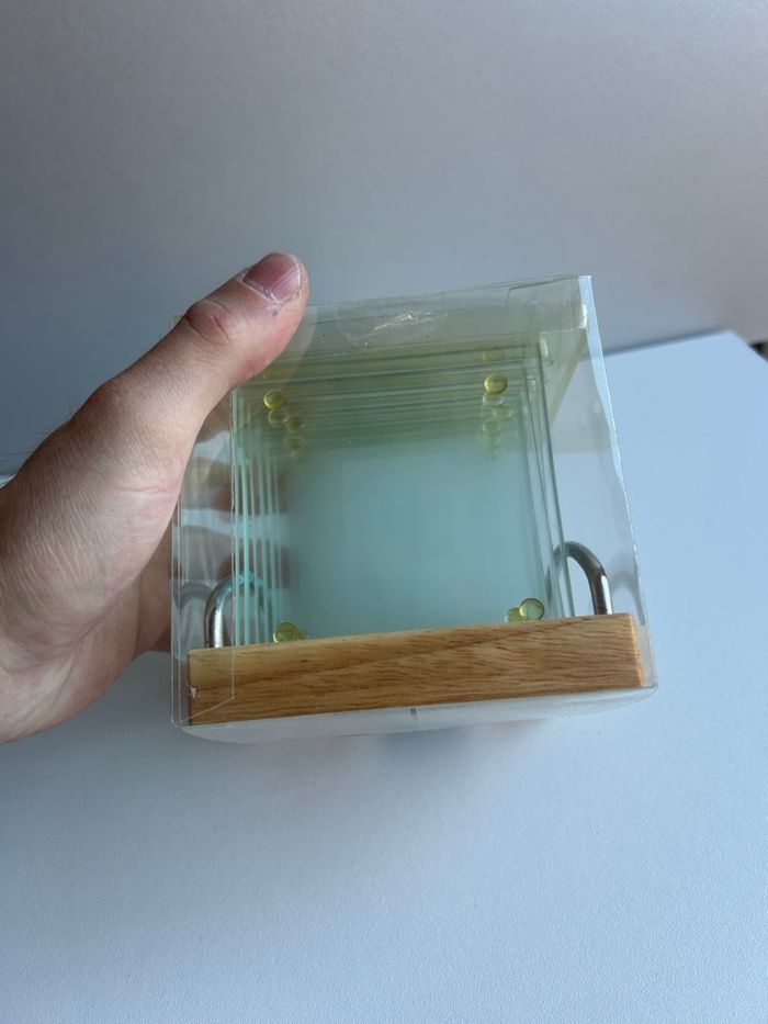 Lot de dessous de verre en verre Alizéa (neuf, emballé) - photo numéro 5