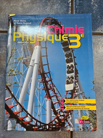 Physique chimie 3eme vento regaud