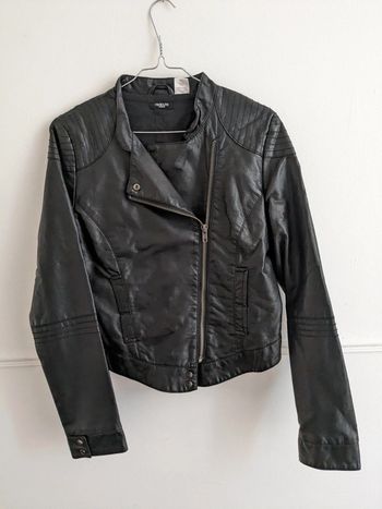 Veste simili cuir la redoute 40