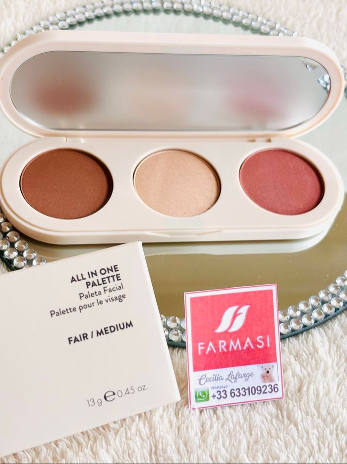 Paleta de rubor y sombras All in One Fair/Medium Farmasi - photo numéro 4