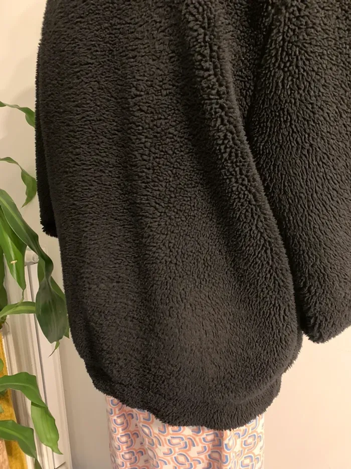 Manteau noir Bershka taille 36/38 - photo numéro 5