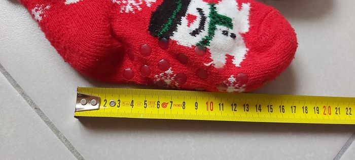 Chaussette fourree antidérapante Noel - photo numéro 3